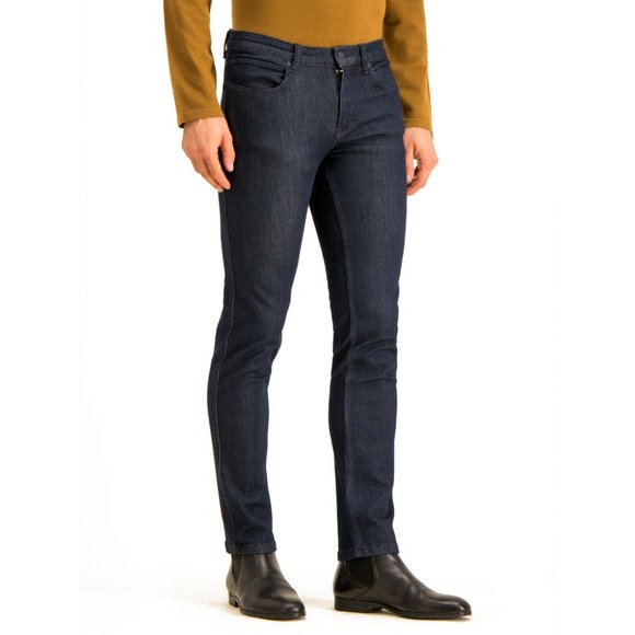Hugo Boss 50415321 Dark Blue Slim Fit Men Size 30/34 Jeans - Picture 2 of 10